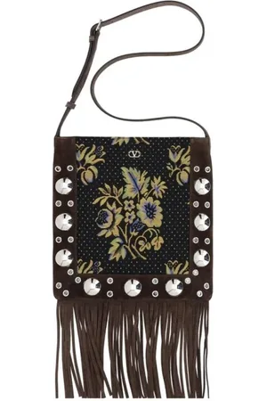 VALENTINO GARAVANI Heren, Tassen, Veelkleurig, Maat: ONE Size Suède