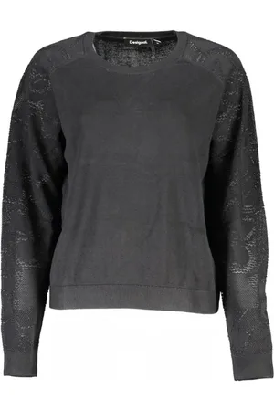 Desigual Dames, Truien, Zwart, Maat: XL Katoen