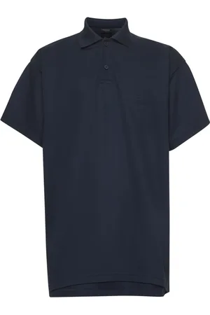 Balenciaga Heren, Tops, Blauw, Maat: M Katoen