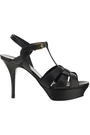 Saint Laurent Dames, Schoenen, Zwart, Maat: 39 EU Leer