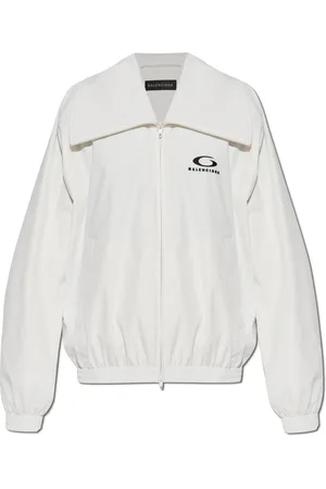 Balenciaga Dames, Jassen, Wit, Maat: XS Leer