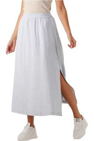 Moss Copenhagen Dames, Rokken, Blauw, Maat: L