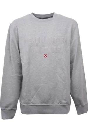 Aeronautica Militare Heren, Sweatshirts & Hoodies, Grijs, Maat: L