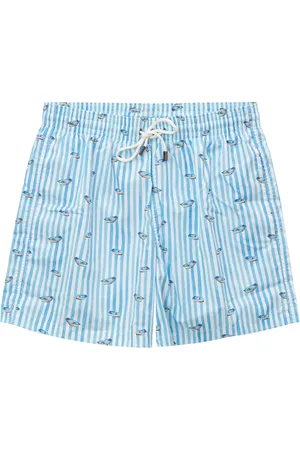 CANALI Heren, Badkleding, Blauw, Maat: S Poliester