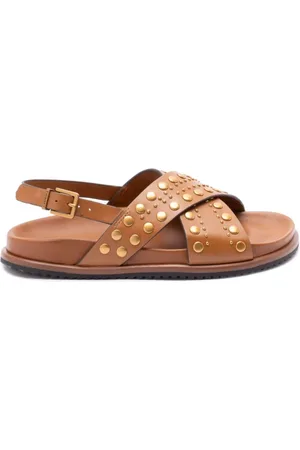 Twin-Set Dames, Schoenen, Bruin, Maat: 38 EU