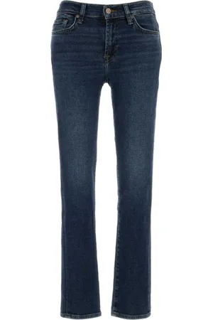 7 for all Mankind Dames, Jeans, Blauw, Maat: W30 Denim