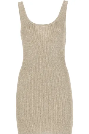 MC2 SAINT BARTH Dames, Jurken, Geel, Maat: L Viscose