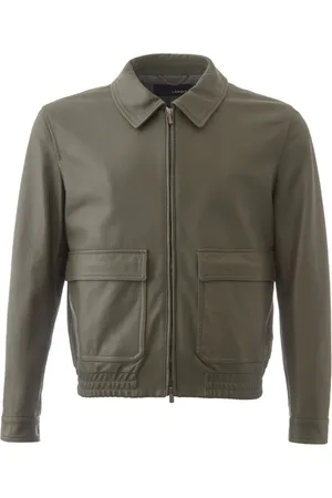 LARDINI Heren, Jassen, Groen, Maat: L Leer