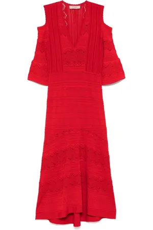 Twin-Set Dames, Jurken, Rood, Maat: M