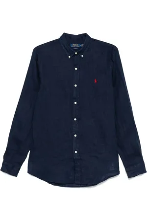 Ralph Lauren Heren, Overhemden, Blauw, Maat: XL