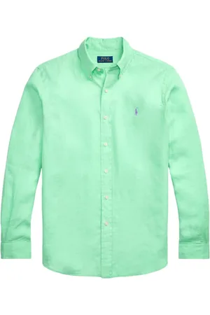 Ralph Lauren Heren, Overhemden, Groen, Maat: L