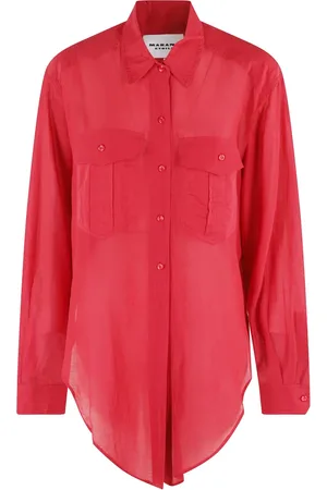 Isabel Marant Dames, Blouses & Shirts, Rood, Maat: XS Katoen