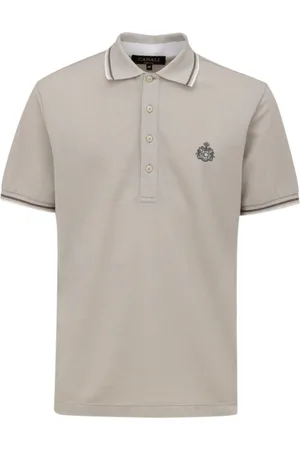 CANALI Heren, Tops, Grijs, Maat: L Katoen