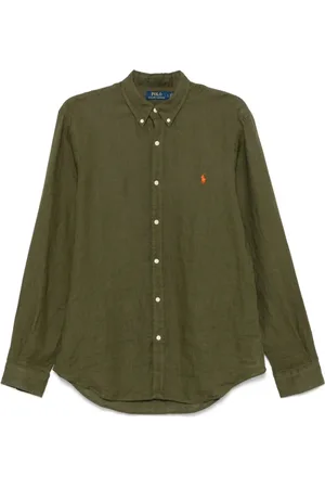 Ralph Lauren Heren, Overhemden, Groen, Maat: L