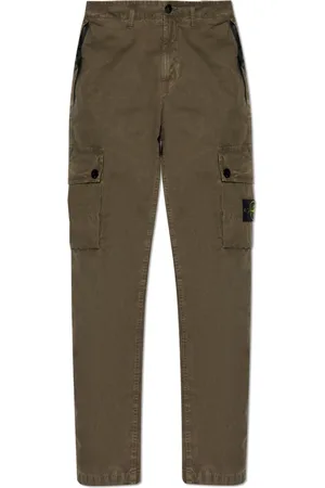 Stone Island Heren, Broeken, Groen, Maat: W34 Katoen