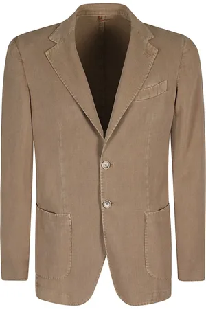 Biagio Santaniello Heren, Jassen, Bruin, Maat: XL Katoen