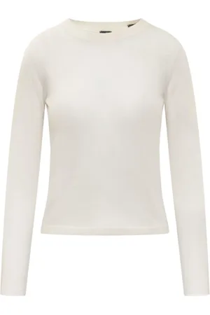 Pinko Dames, Tops, Wit, Maat: M Wol