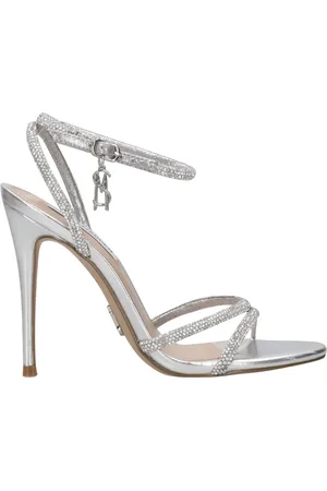Steve Madden Dames, Schoenen, Grijs, Maat: 40 EU Leer