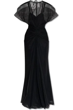 Victoria Beckham Dames, Jurken, Zwart, Maat: XS Polyamide
