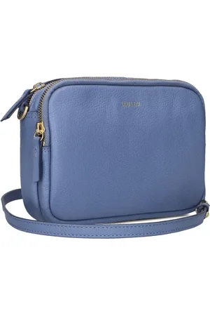 LOULOU Dames, Tassen, Blauw, Maat: ONE Size Katoen