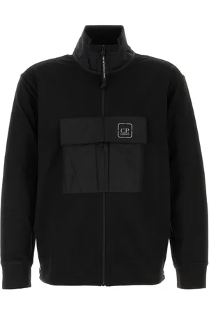 C.P. Company Heren, Sweatshirts & Hoodies, Zwart, Maat: L Katoen