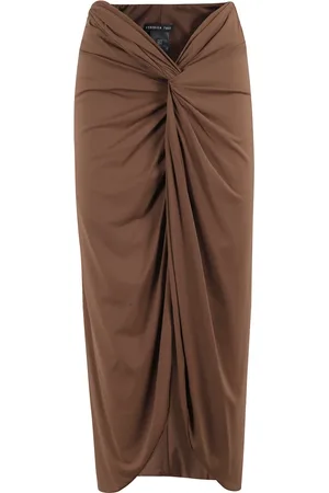 FEDERICA TOSI Dames, Rokken, Bruin, Maat: M Polyamide