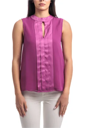 Liu Jo Dames, Tops, Paars, Maat: 2XS Viscose