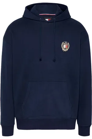 Tommy Hilfiger Heren, Sweatshirts & Hoodies, Blauw, Maat: M Katoen