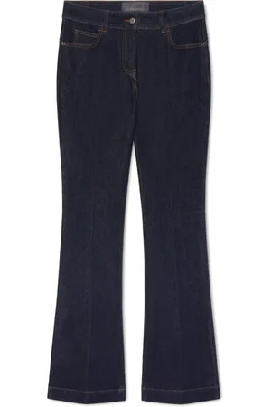 Elena Miro Dames, Jeans, Blauw, Maat: 5XL Katoen
