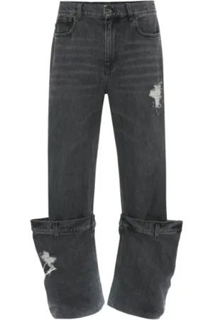 J.W.Anderson Heren, Jeans, Grijs, Maat: W28 Denim