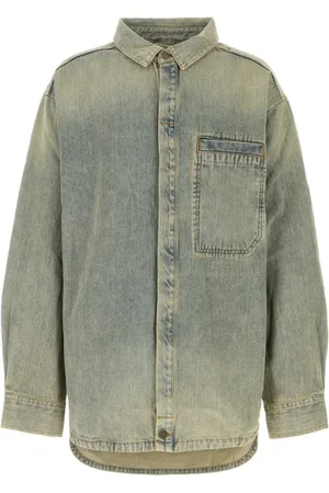 Entire Studios Heren, Overhemden, Blauw, Maat: XL Denim