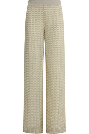 Missoni Dames, Broeken, Geel, Maat: S