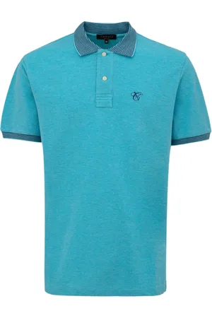 CANALI Heren, Tops, Blauw, Maat: L Katoen