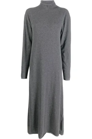 Jil Sander Dames, Jurken, Grijs, Maat: M Kasjmier