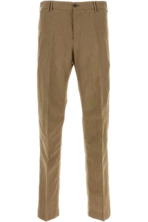 PT Torino Heren, Broeken, Bruin, Maat: 2XL Wol