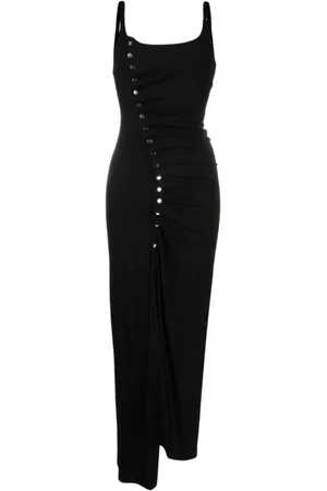 Paco rabanne Dames, Jurken, Zwart, Maat: L Viscose