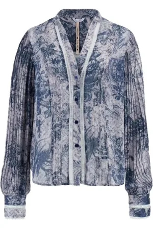 Guess Dames, Blouses & Shirts, Blauw, Maat: XL