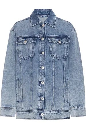 Ichi Dames, Jassen, Blauw, Maat: M Katoen