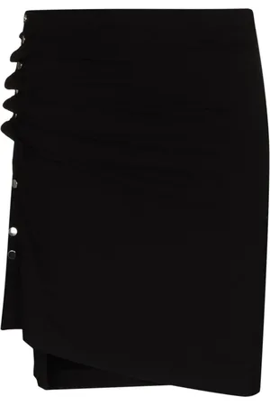 Paco rabanne Dames, Rokken, Zwart, Maat: S Viscose