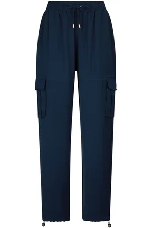 Liu Jo Dames, Broeken, Blauw, Maat: XS Poliester