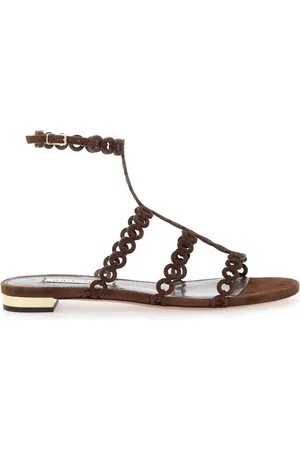 Aquazzura Dames, Schoenen, Bruin, Maat: 38 EU
