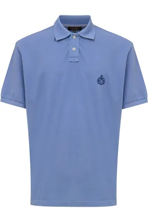 CANALI Heren, Tops, Blauw, Maat: XL Katoen