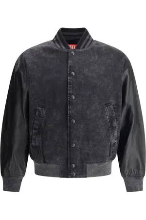 Diesel Heren, Jassen, Zwart, Maat: L Denim