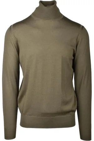 Paolo Pecora Heren, Truien, Groen, Maat: XL Wol