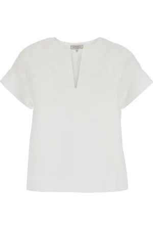 ANTONELLI Dames, Blouses & Shirts, Wit, Maat: S Katoen