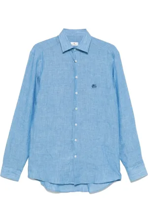 Etro Heren, Overhemden, Blauw, Maat: L