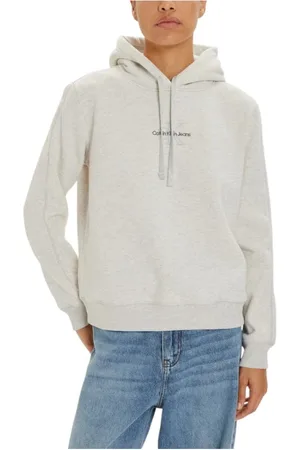 Calvin Klein Dames, Sweatshirts & Hoodies, Wit, Maat: XS Katoen