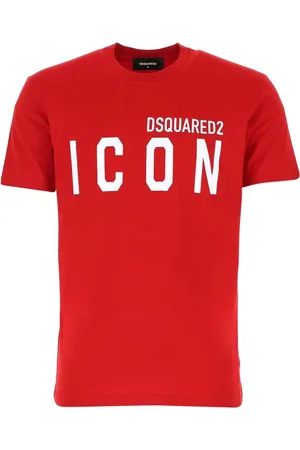 Dsquared2 Heren, Tops, Rood, Maat: XL Katoen