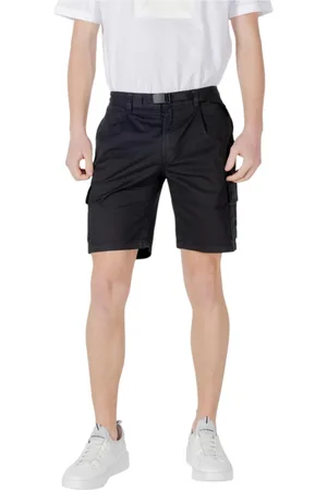 HUGO BOSS Heren, Korte broeken, Zwart, Maat: W30 Katoen