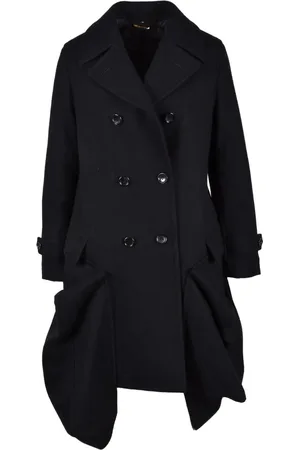 Comme des Garçons Dames, Mantels, Zwart, Maat: S Wol
